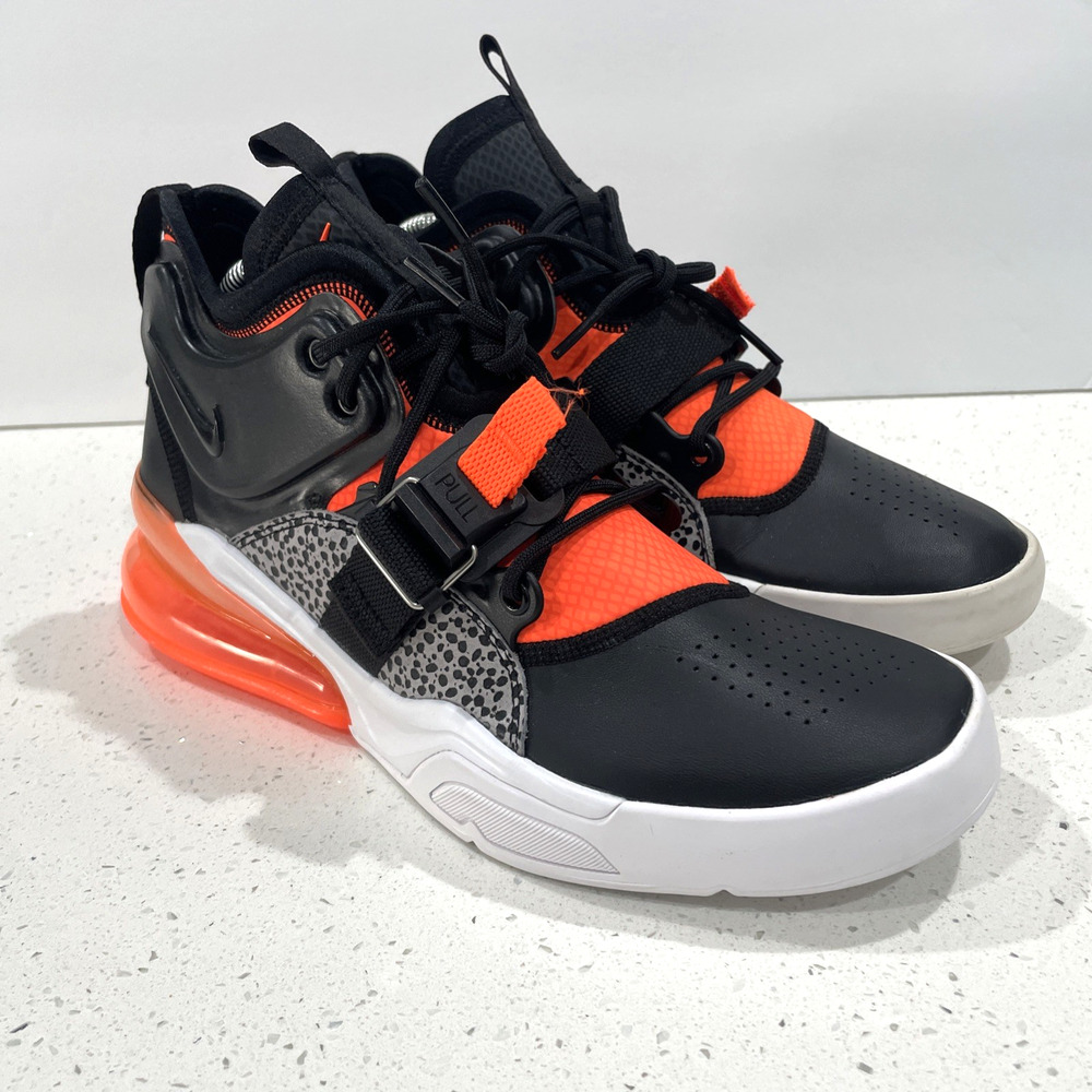 NIKE Air Force 270 SAFARI Black Hyper Crimson Men's 8.5 NEW NO BOX AH6772-004